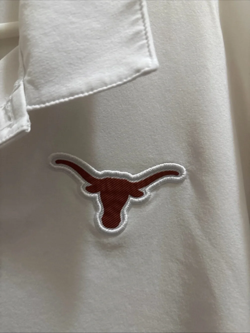 Nike Dri-FIT Texas Longhorns Men's White Sideline Coaches Performance Polo XXL